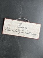 Schild - Dekoration