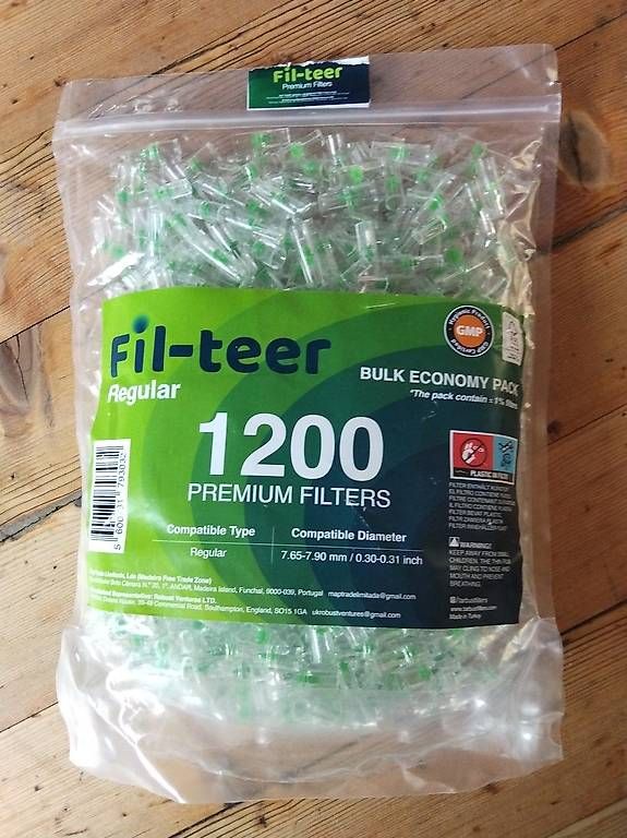 Sanitari: Fil-teer Zigarettenfilter Regular  Grosspackung fast voll – Usato da Crèmines venduto da Trampeltreu