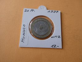 Monaco 1997, 20 Francs   unz