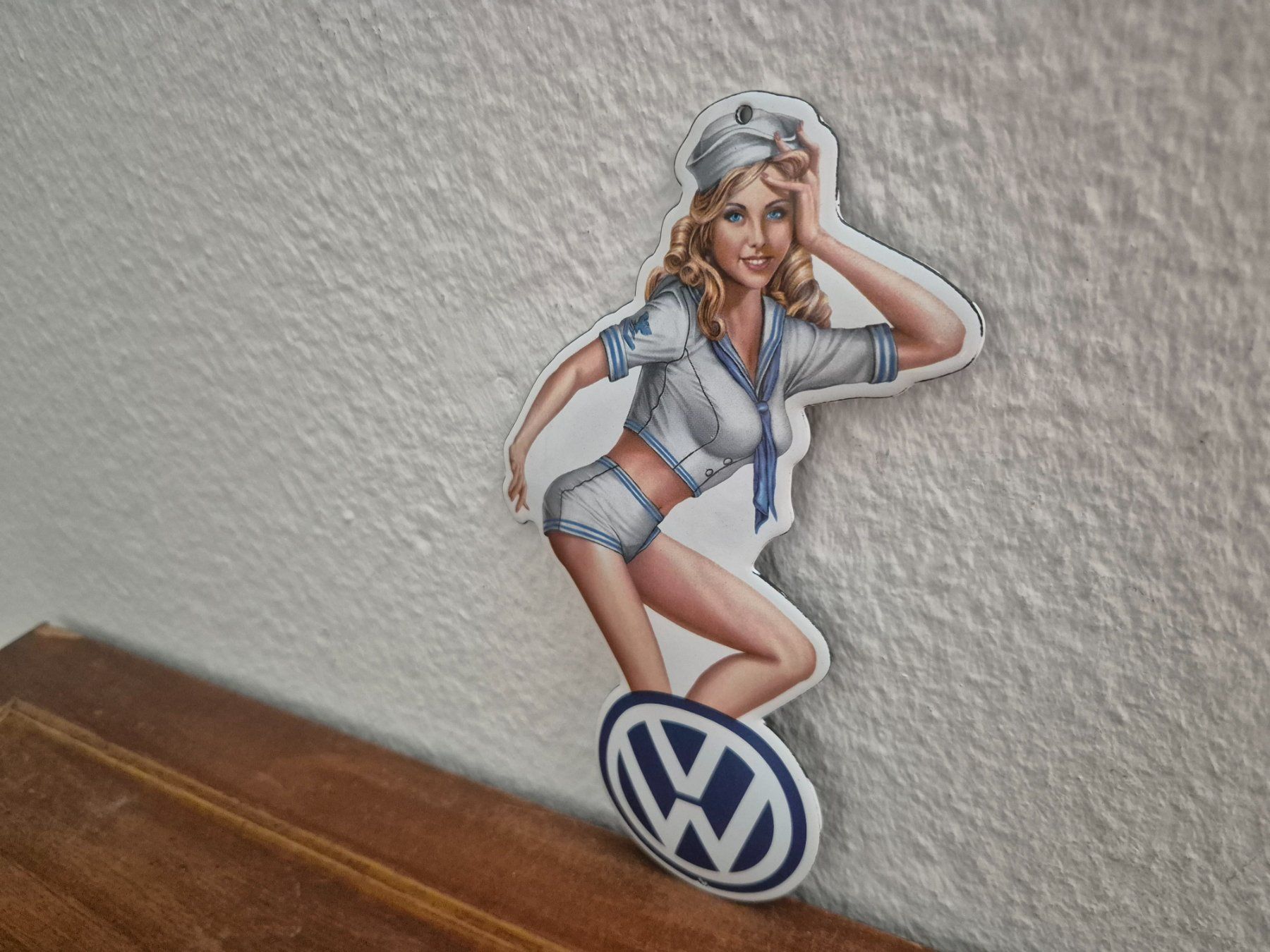 Volkswagen Insegne: Emailschild VW Auto Service Logo Werkstatt Emaille Schild – Nuovo (secondo la descrizione) da Schaffhausen venduto da pfanis09 4