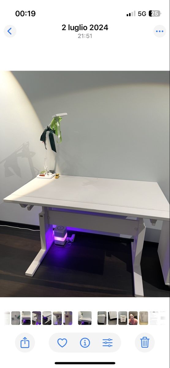 Bureaux: Lifetime white adjustable writing desk – D'occasion à Rüschlikon par ant_5v7g 9