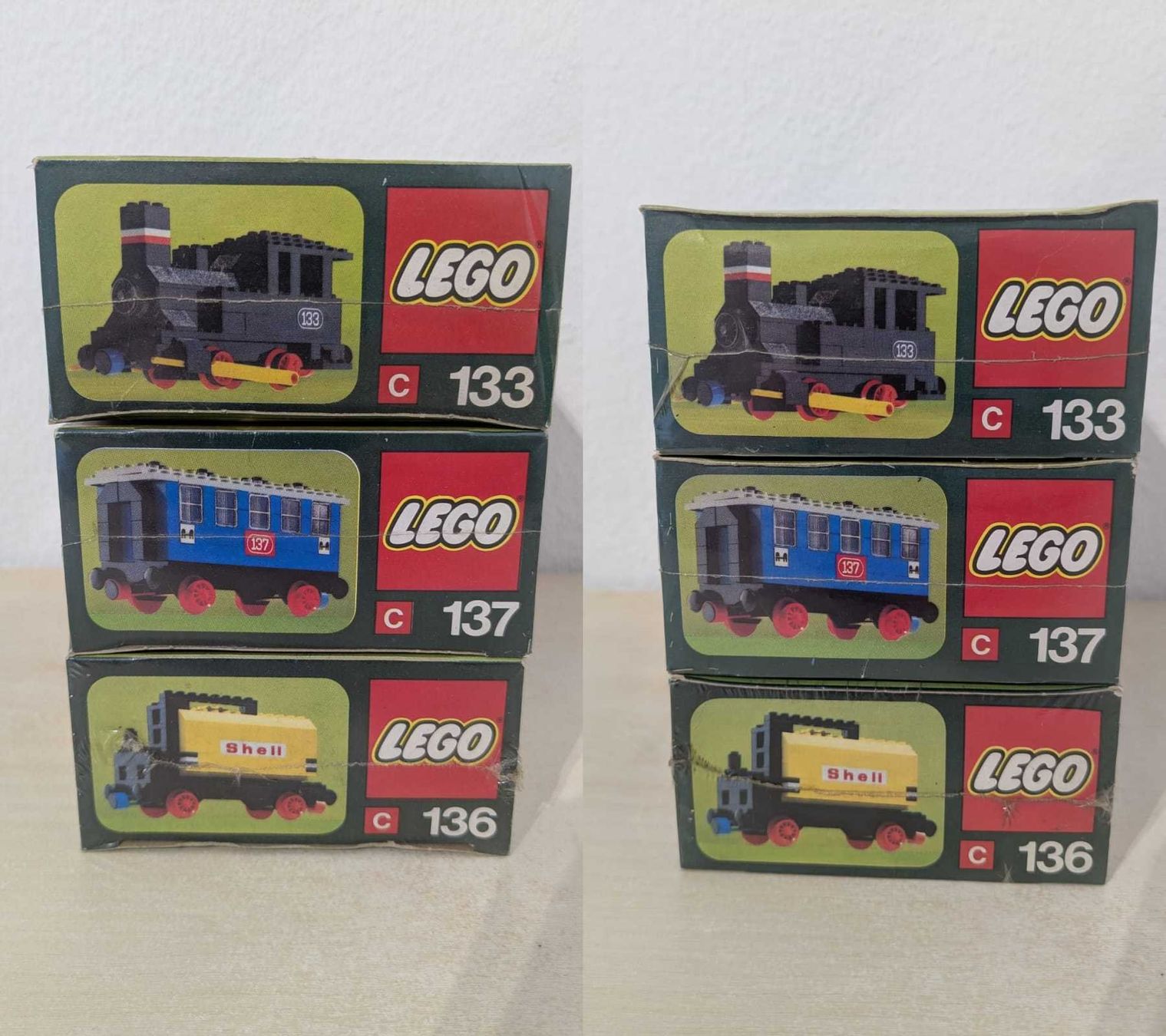 Lego Giocattoli: Lego Train 4.5 Volt 133+136+137 Neu – Nuovo e nell'imballaggio originale da Hergiswil NW venduto da ToysandMore 4
