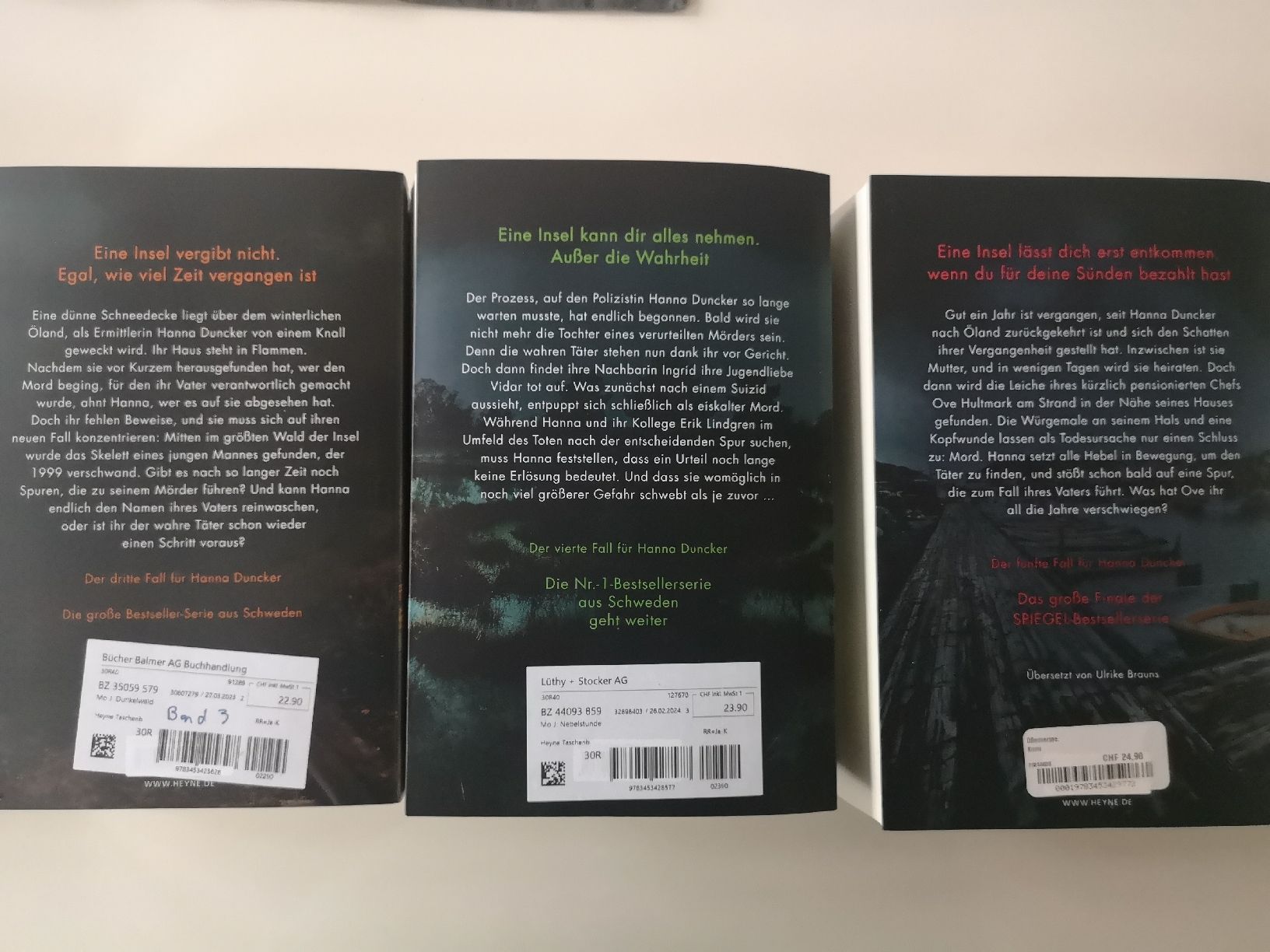 Libri: 5 Bücher Bestseller Krimi-Reihe – Nuovo (secondo la descrizione) da Zug venduto da Cassidy81 3