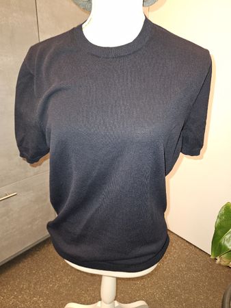 Strickshirt Zara dunkel blau Kurzarm Grösse M guter Zustand