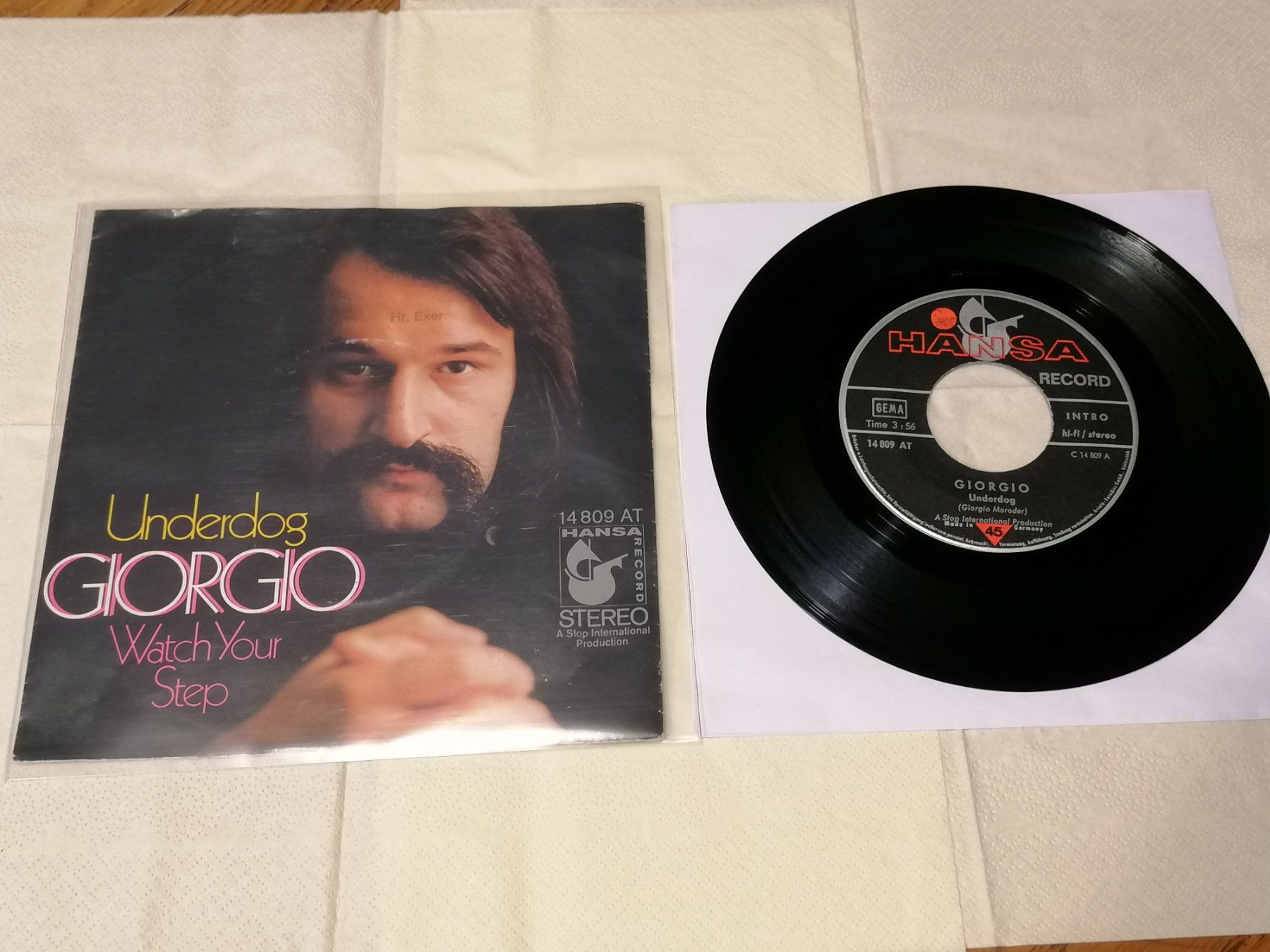 Dischi in vinile: Giorgio – Underdog – Usato da Emmenbrücke venduto da lamorak