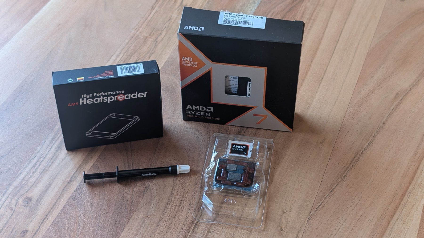 Amd PC: AMD 7 9800X3D Delidded – Usato da Oberarth venduto da joao.c.b.s.