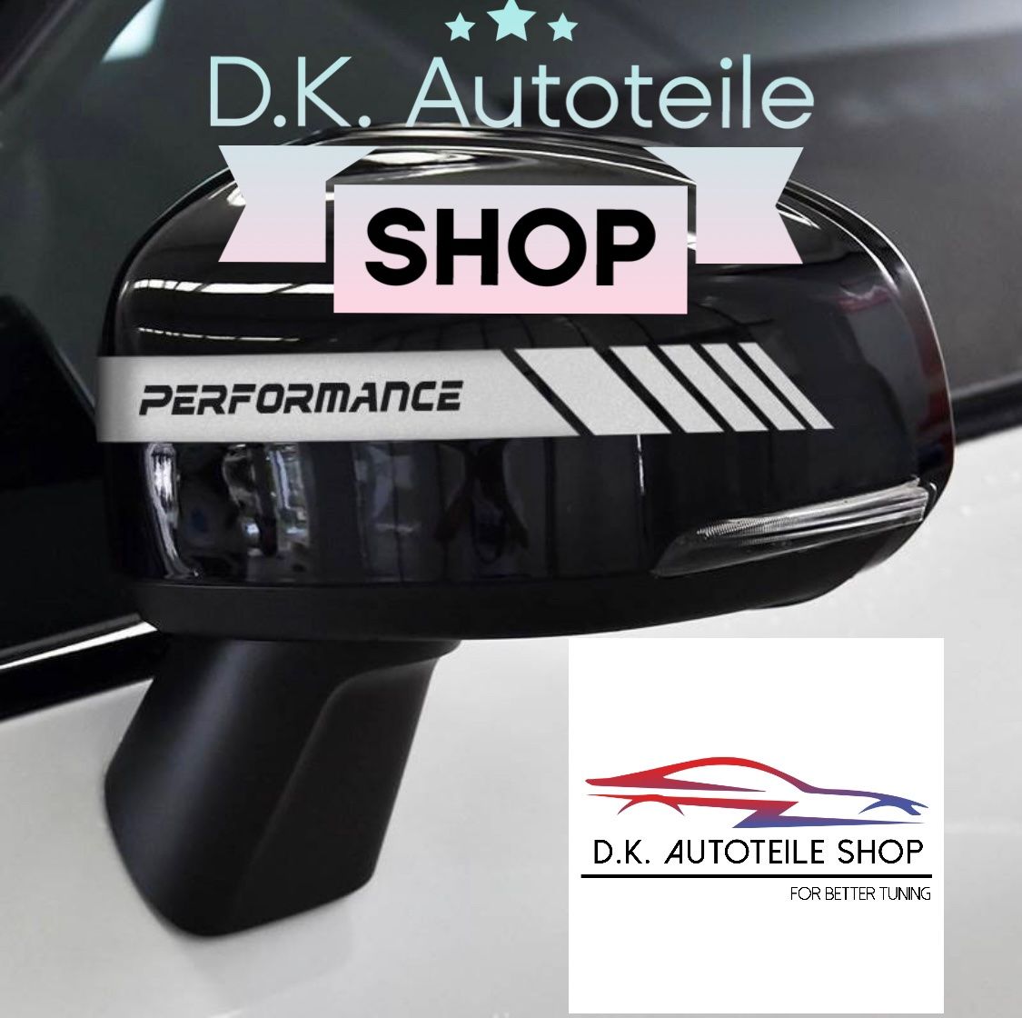 Aufkleber: BMW M Performance Kleber in silber/weiss 2er Set Neu – Neu und originalverpackt aus Balsthal von D.K.Autoteile8