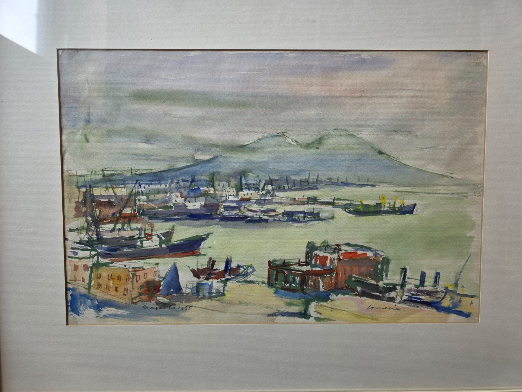 Dipinti: Gemälde Bild Aquarell Cornelia - Napoli 1955 – Usato da Walterswil BE venduto da Lonitti 2