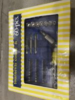 Neues 60-teiliges Bit-Set mit Winkel-Schraubendreher