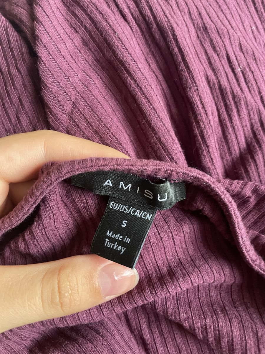 T-shirt: Amisu Top, size S, dark red – Nuovo (secondo la descrizione) da Lenzburg venduto da sad_8mbt 2