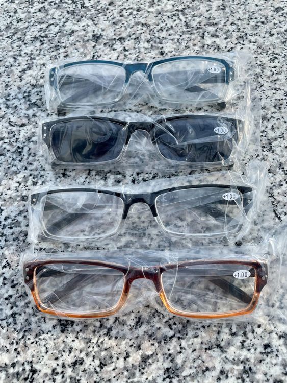 10-20Pcs Pack Lesebrille Lesehilfe Sehhilfe Schwarz 1,0 Bis 4,0 Damen Herren EBa