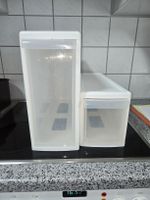 Schubladenelement Kunststoff weiss zwei Stück gebraucht