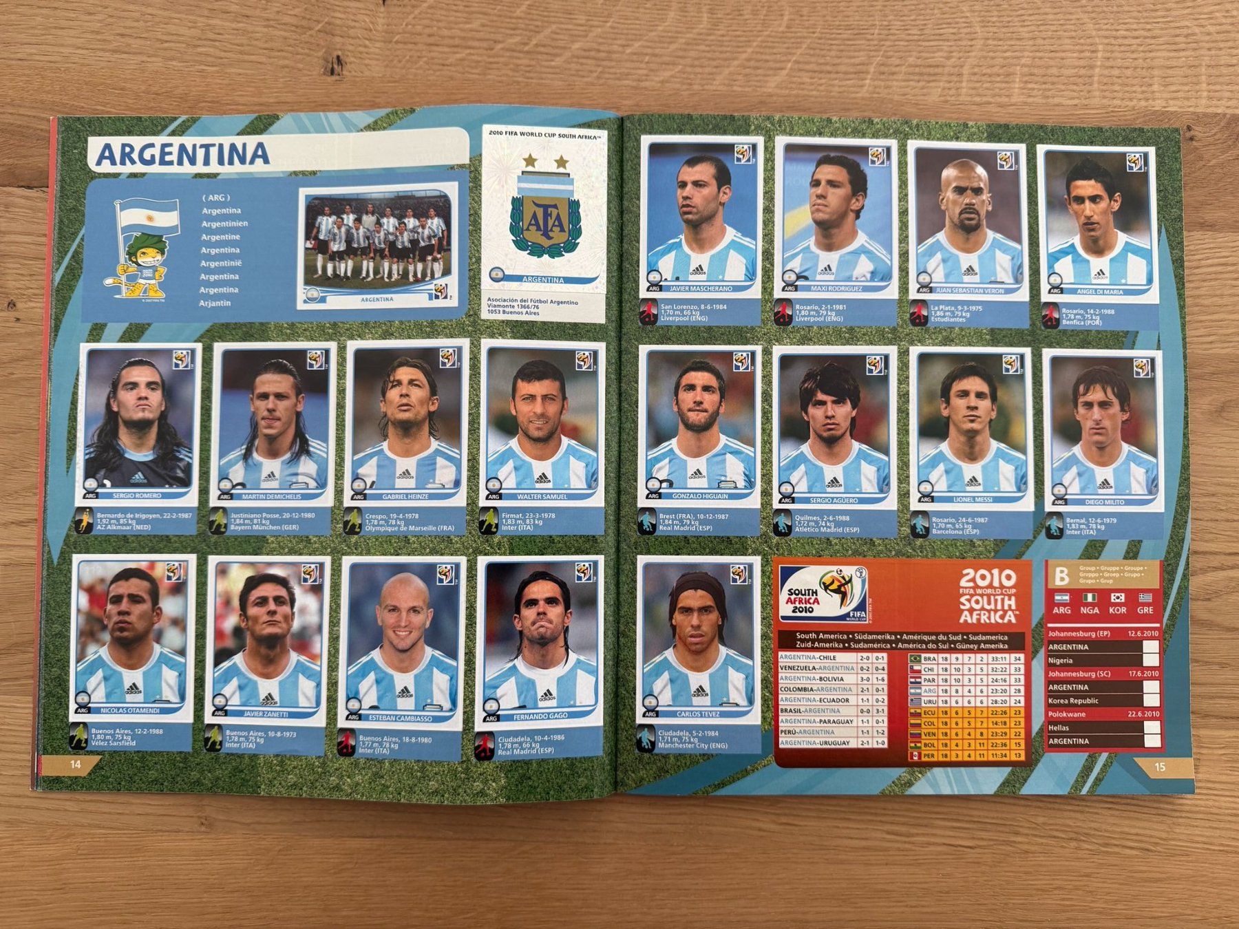 Panini Album: PANINI WORLD CUP 2010 – Usato da St. Gallen venduto da Matrix023 5