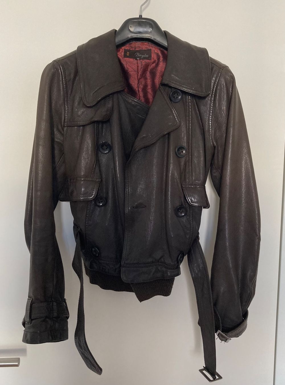 Giacche: Lederjacke Brogden in Braun – Usato da Zürich venduto da Kue_Zuerich
