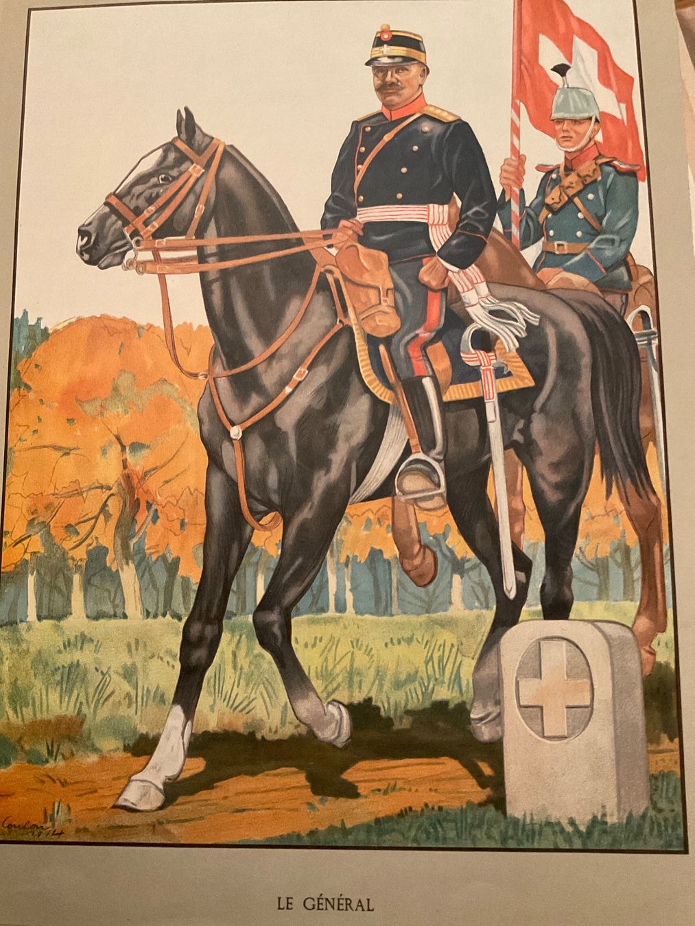 Documenti: Originale Lithographie, der General, Top! – Usato da Tecknau venduto da bleilaus