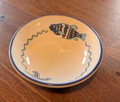 Fisch Schale Italienische Keramik handbemalt Fratelli Coli