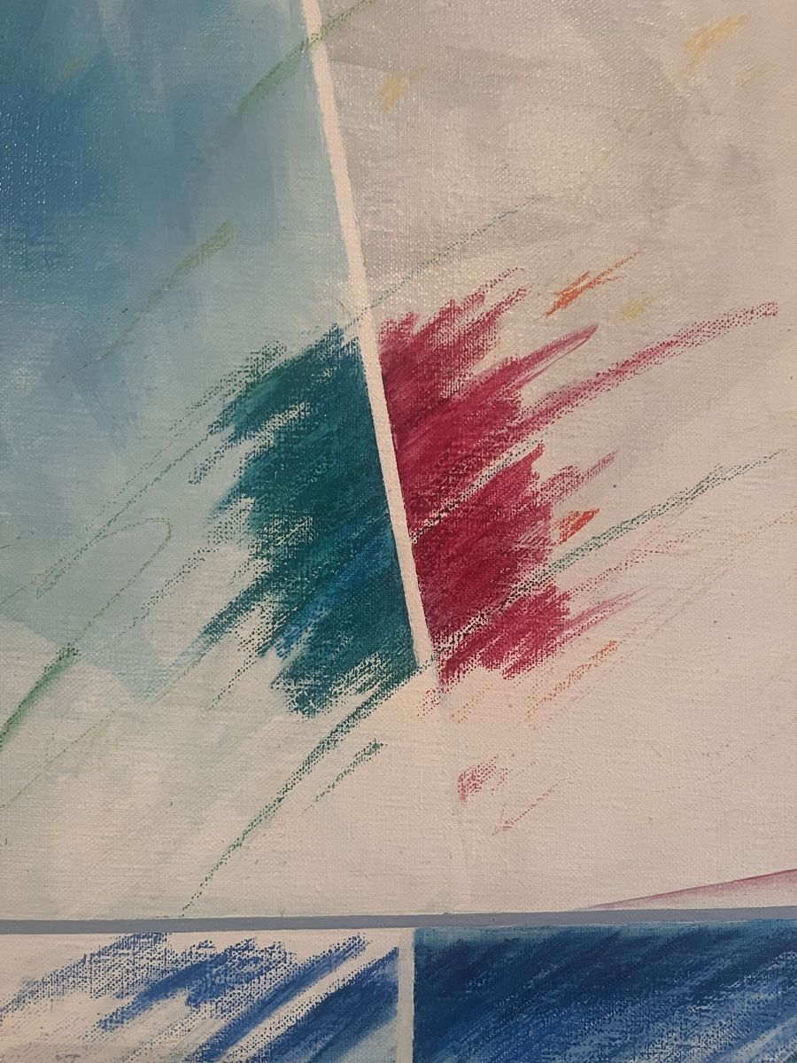 Dipinti: Tableau abstrait signé JBarriac  – Usato da Crissier venduto da Texavery01 1