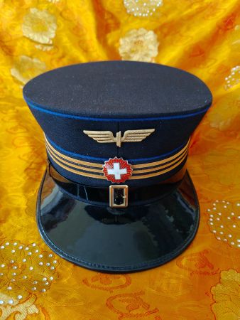 Casquette CFF/SBB Mütze, 3 galons jaunes