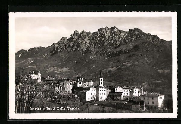 Ansichtskarten: Sonvico, Panorama e Denti Della Vecchia – Gebraucht aus Berlin von bartko-reher