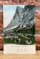 1909 Grosse Scheidegg Alpenlandschaft mit Kühen