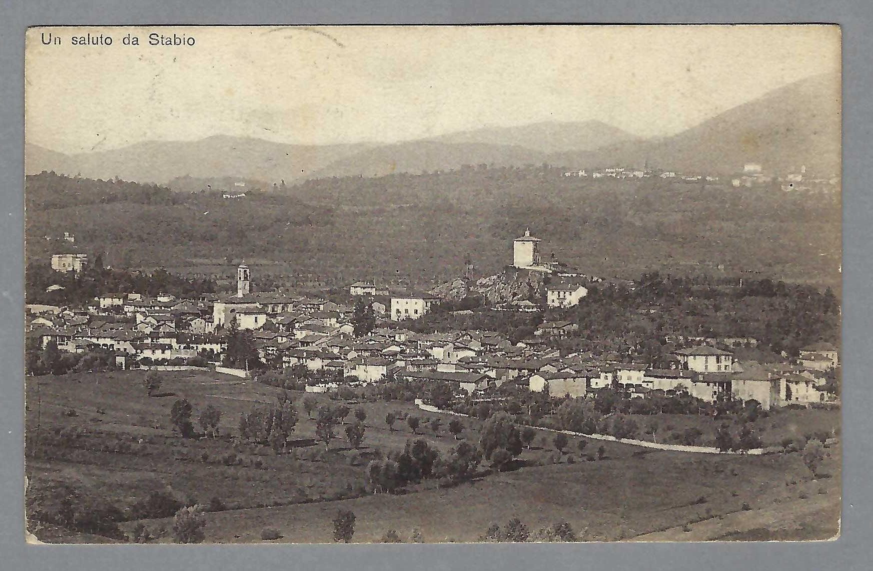 Cartoline postali: 1913, STABIO, PANORAMA – Usato da Pura venduto da ulisse1957