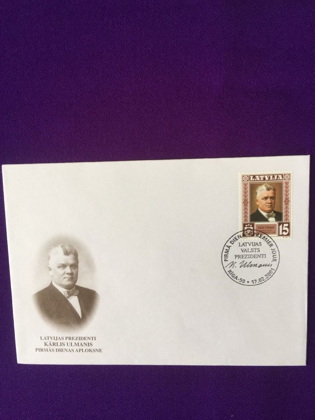 Alle Briefmarken: Briefmarken von Lettland – Gebraucht aus Zürich von Linthi1 4