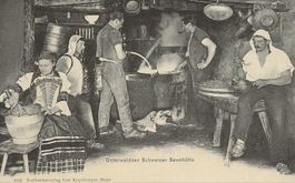 Unterwaldner OW Sennhütte Alp Käserei 1910 sehr gut erhalten