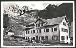 Pension Urnerstaffel-Bannalp, gelaufen 1952