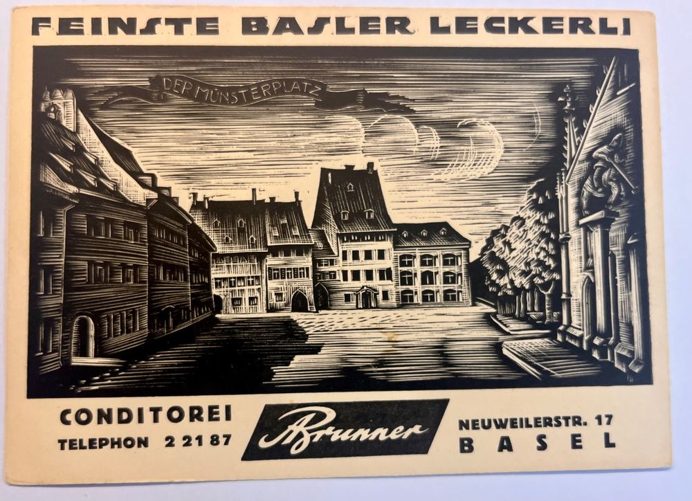 Basel Münsterplatz - feinste Basler Leckerli, Cond. Brunner | Kaufen ...