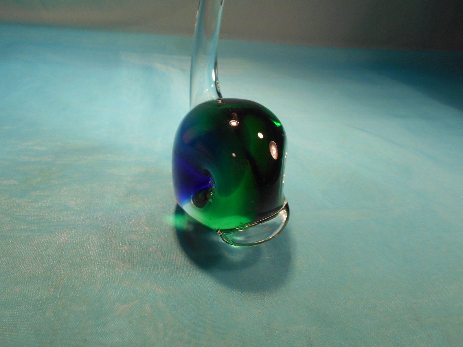 Statuette: Delphin, Glas, blau-grüne Einlage – Nuovo (secondo la descrizione) da Bellach venduto da JingleCherry 2