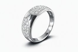 Ring Silber 925 mit vielen Zirkonias Gr. 16/50