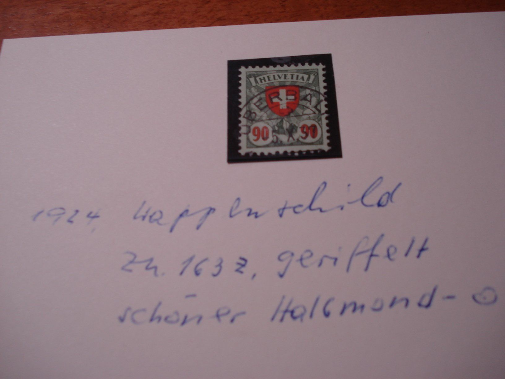 Tutti i francobolli: 2 Marken Wappenschild 2.-, schön o – Usato da Niederwil AG venduto da morostahu 2