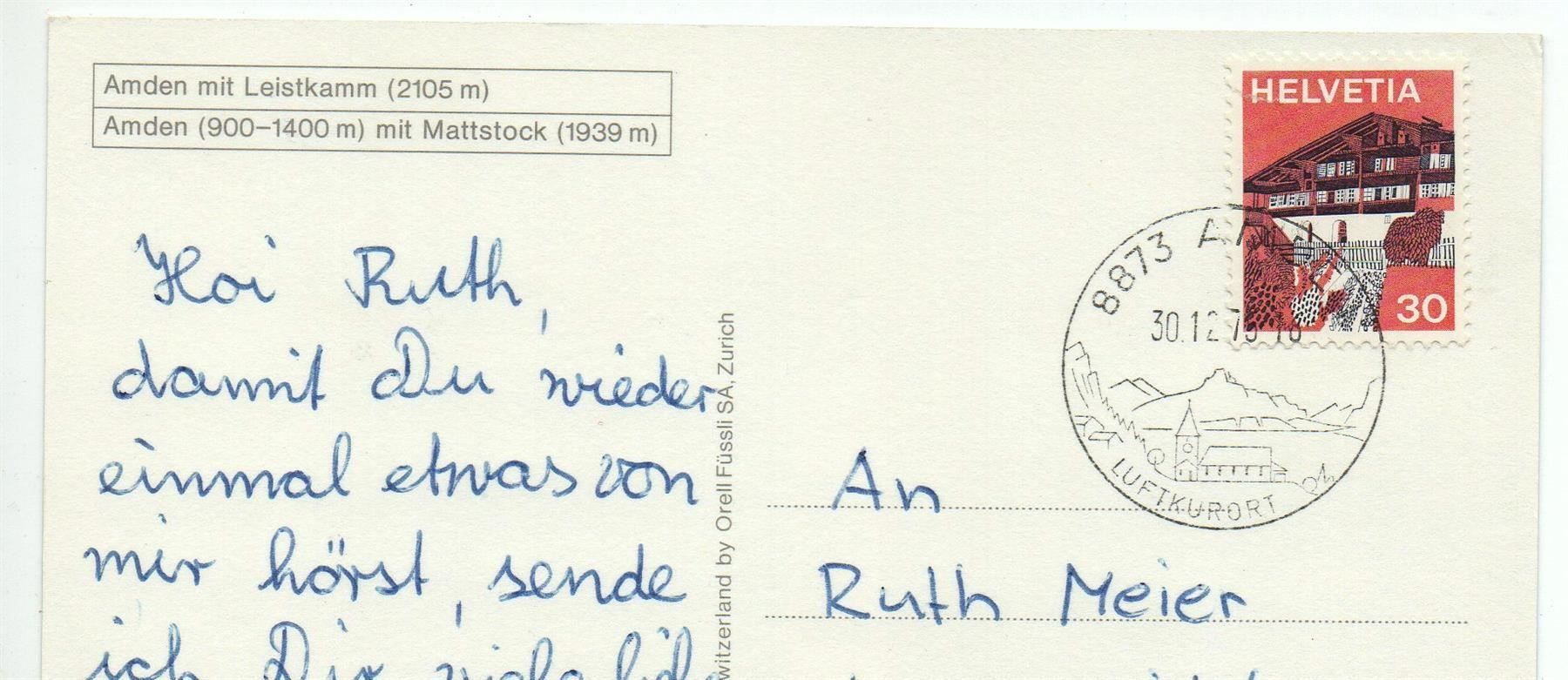 Cartes postales: AMDEN Kinder mit Schlitten – D'occasion à Jona par philajona 1