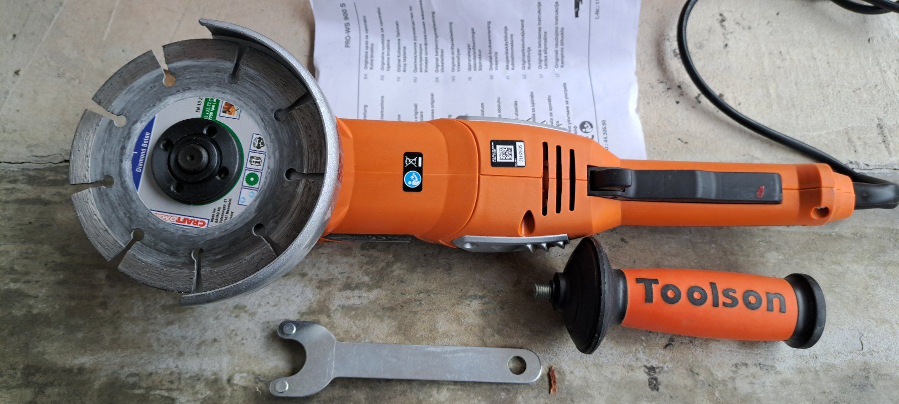 Smerigliatrici & Lucidatrici: Winkelschleifer Toolson PRO-WS 900 – Usato da Urdorf venduto da Canyamel1 2