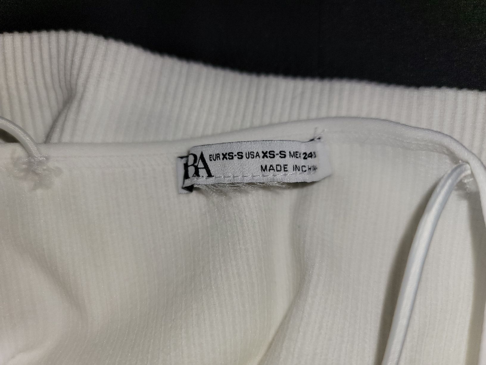 Biancheria intima: Zara Top XS/S, Haute Basic, Schwarz/Weiss, Spaghetti Top's – Usato da Zollikerberg venduto da Nice_Name 5