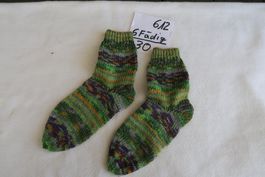 Handgestrickte Wollsocken   Gr.30   6Fach  (612)