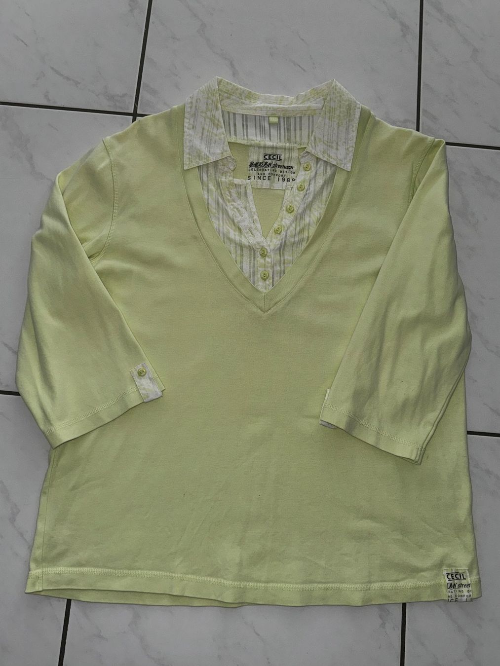 Cecil Maglioni & Felpe: CECIL Sweatshirt Shirt Pulli Bluse Pullover XXL 42 44 grün – Nuovo (secondo la descrizione) da Suhr venduto da 1stclass