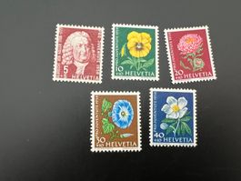 Pro Juventute 1958 Satz ** Perfekt (4692)
