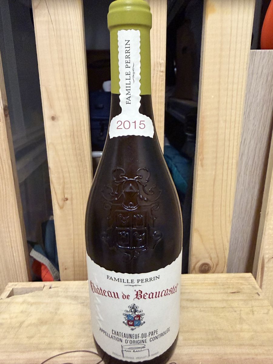 Vins: 1 bouteille Château de Beaucastel blanc 2015 – Neuf (Voir description) à Gland par Freeload 1