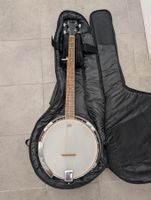 Harley Benton 5-String Banjo – Gut Zustand inkl. RockBag Gig