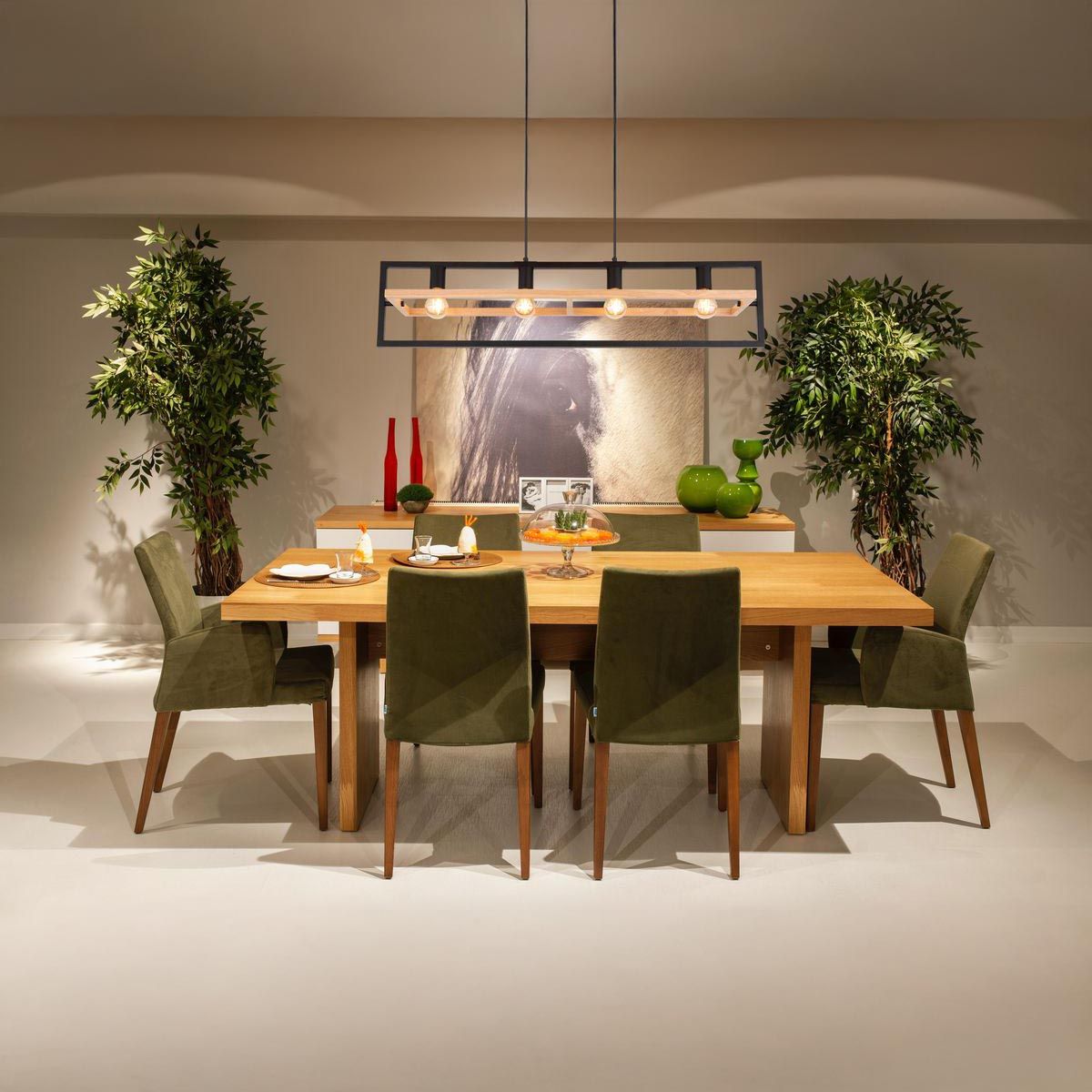 Kronleuchter & Deckenlampen: Pendelleuchte, Holz, 98 cm x 20 cm – Neu (gemäss Beschreibung) aus Kreuzlingen von Smart-Light 1