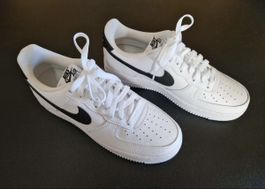 Nike Air Force 1 '07 Weiss/Schwarz Grösse 43, NEU!