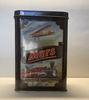 Mars Blechdose mit altem Verkehrsmittel 