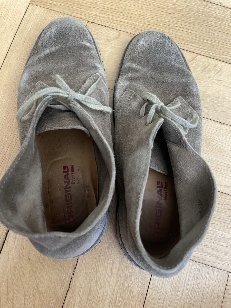 Clarks Herrenschuhe: Clarks Desert Boot suede grey used condition – Gebraucht aus Zürich von sar_c828 2