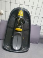 Bob-Schlitten mit Lenkrad, schwarz/gelb, Top Zustand!