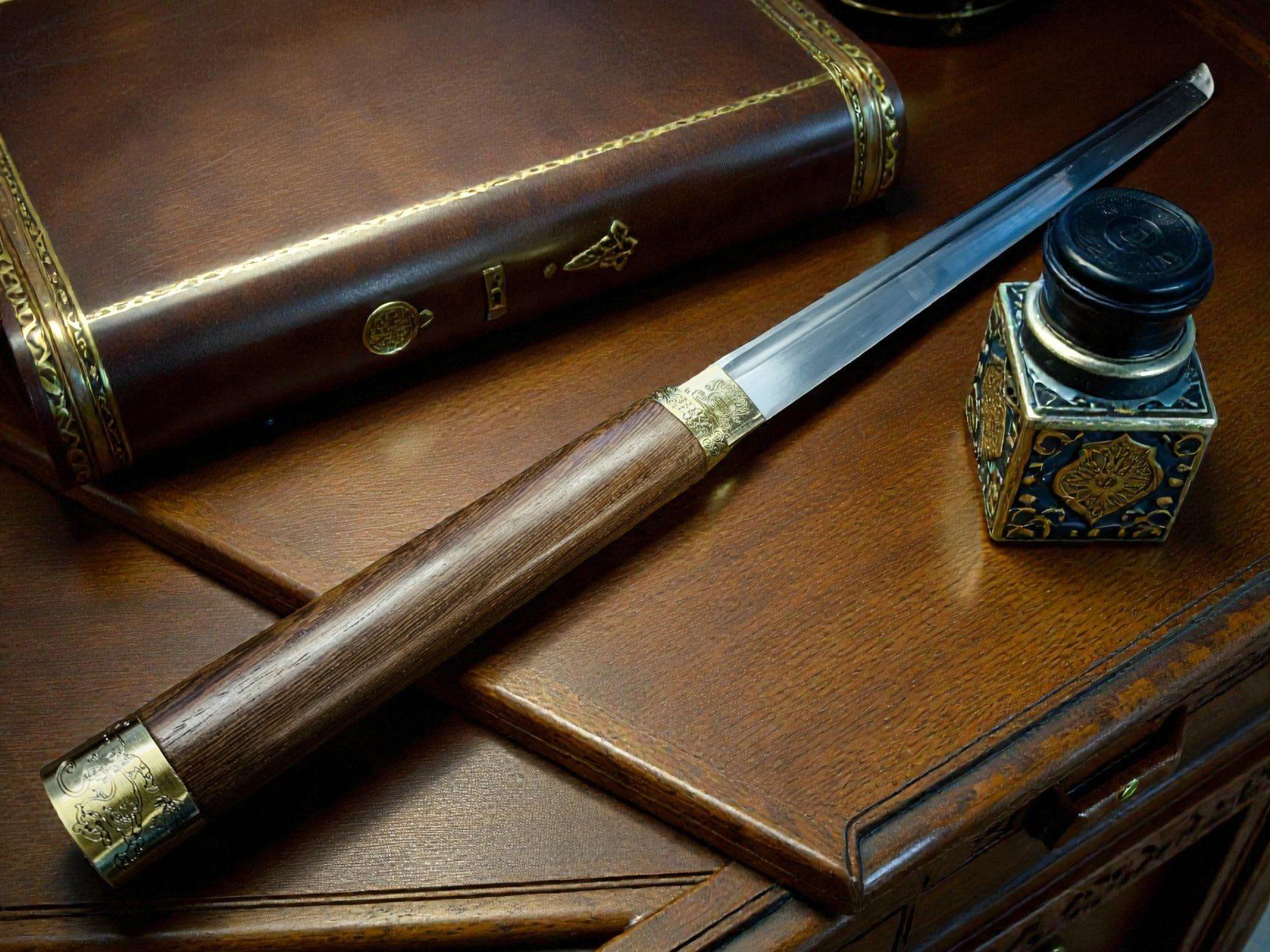 Arte internazionale: Katana Schwert TANTO HANDMADE 78cm H02 – Nuovo e nell'imballaggio originale da Bergdietikon venduto da shopAgent 7