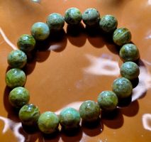 💚 Grünes Granat-Armband 💚 D