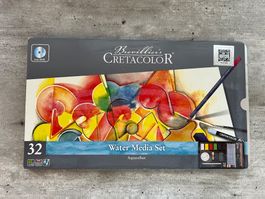 Cretacolor Water Media Set 32-teilig – Aquarellset