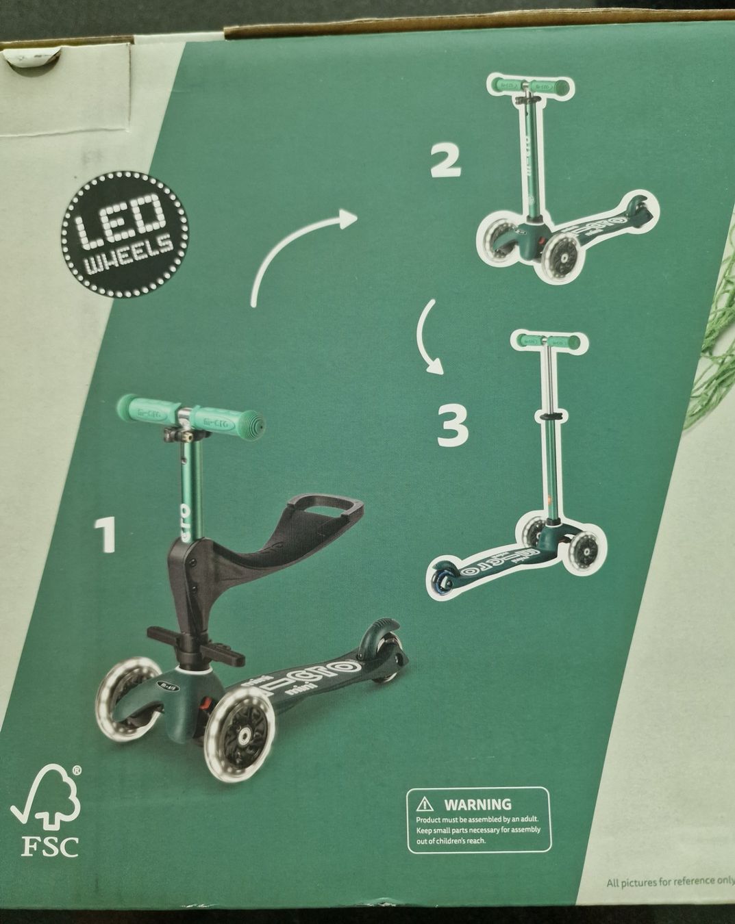 Micro Kickboard: Mini Micro 3 in 1 Deluce Eco LED – Nuovo e nell'imballaggio originale da Root venduto da Tanja.st