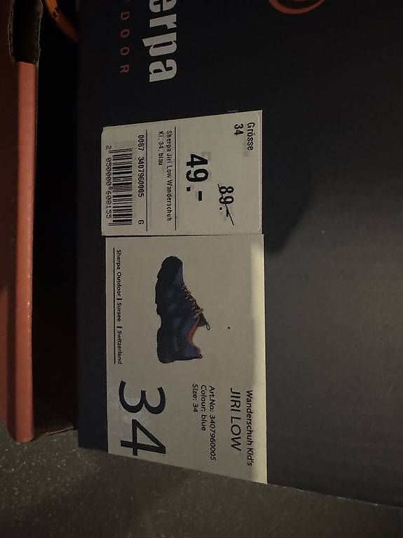 Scarpe per ragazzi: Wanderschuhe Gr. 34  neu – Nuovo e nell'imballaggio originale da Oberglatt ZH venduto da lia_2jy2 2